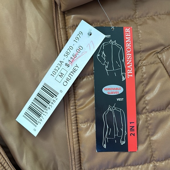 Tribal 2 in 1 Jacket and Vest Puffer - Picture 11 of 11